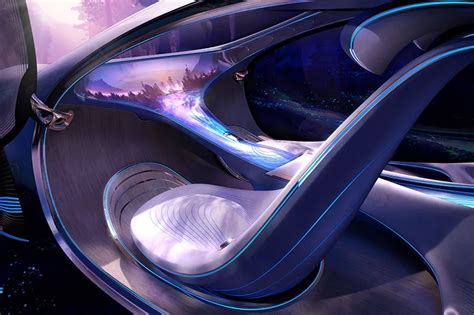 Avatar Inspired Mercedes Benz Vision Avtr Concept Car Lands At Ces 2020