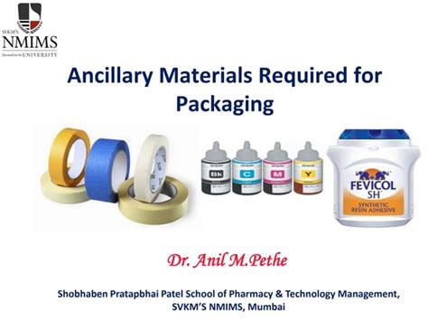 Ancillary Materials For Packaging Ppt