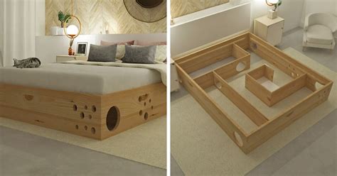 Catlife Designers Created A Purrfect Bed For Cat Owners Earth Wonders