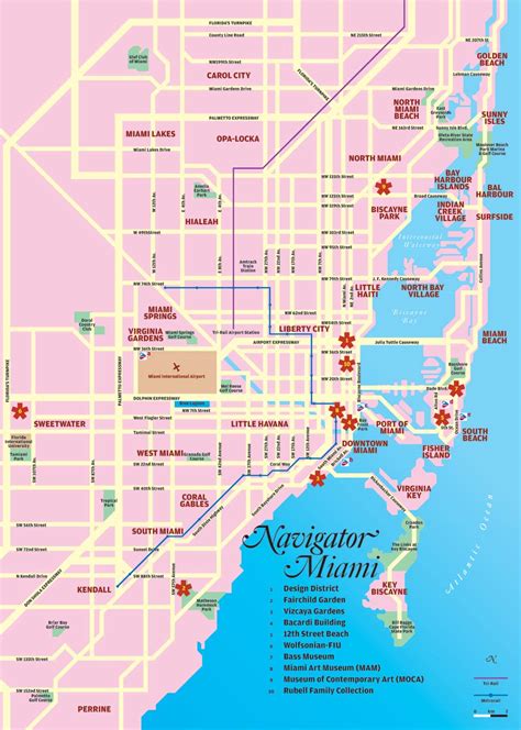 Miami beach is a city in florida. Mapas de Miami - EUA | MapasBlog