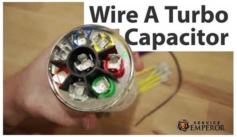 How To Wire A Turbo 200 Run Capacitor | heat pump repair - YouTube