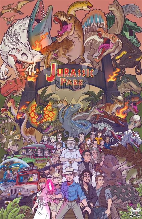 Explore Best Carnotaurus Art On DeviantArt Jurassic Park Poster