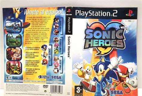 Caratula Sonic Heroes Playstation 2 Ps2 Ofertas Marzo Clasf