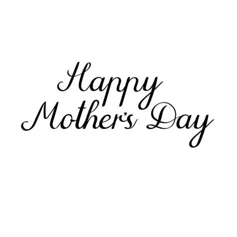 Happy Mothers Day Calligraphy Greeting Card Handwritten Inscription Vector Id670588222 612×612
