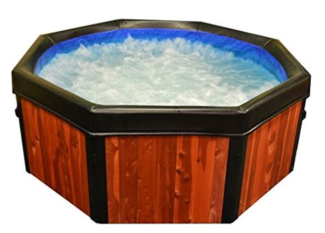 Real Wood Spa N A Box Portable Hot Tub Spa By Oceantis Cedar Snab Rwced Ez Hot Tubs