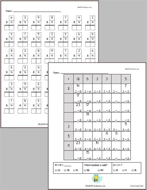 multiplication worksheets   graders    login