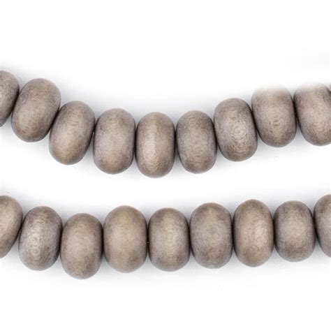 Brown Abacus Natural Wood Beads 8x12mm The Bead Chest