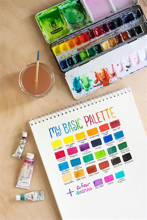 Watercolor Basic Supplies - Indie Crafts