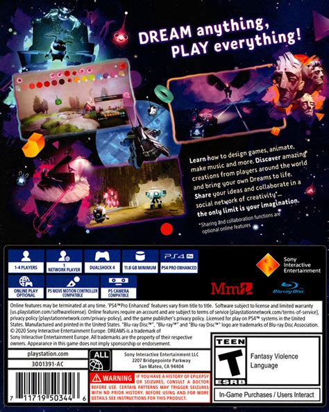 Dreams Box Shot For Playstation 4 Gamefaqs
