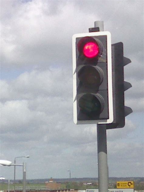 Uk Red Traffic Light © Gary Geograph Britain And Ireland