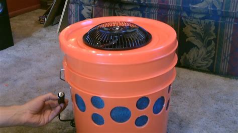 Homemade Evap Air Cooler The Gallon Bucket Swamp Cooler Diy