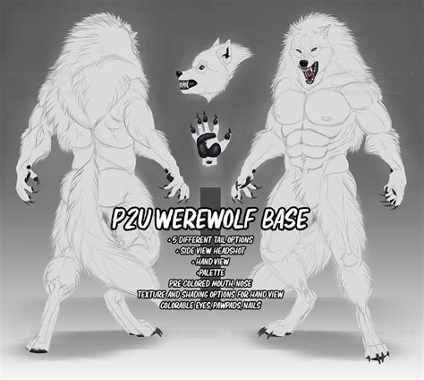 Beefy Werewolf Dude P2u Psd Base By Chickenbusiness On Deviantart