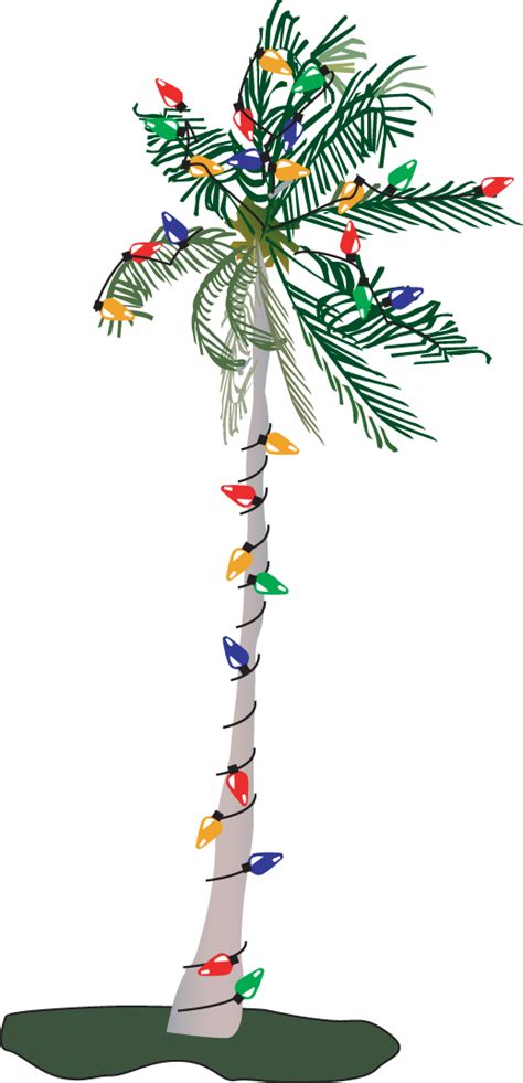 Christmas Palm Tree Clip Art Cliparts
