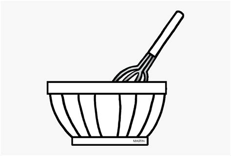 Cooking Utensil Clipart Black And White Mixing Bowl Clipart Black And
