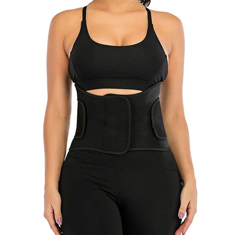 Dodoing Womens Waist Trainer Slimming Body Shaper Belt Sport Girdle