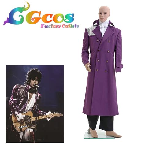 Free Shipping Cosplay Costume Purple Rain Prince Rogers Nelson Game Cos