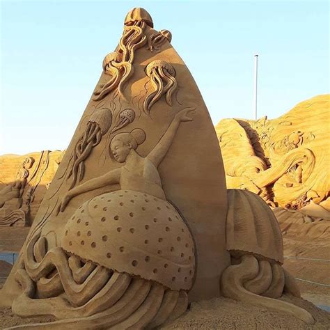 Massive Sand Sculptures Bring Life Under The Sea To The Surface Sand