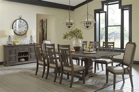 Wyndahl Rustic Brown Extendable Dining Room Set From Ashley Coleman