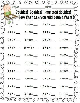 doubles facts images doubles facts math doubles math addition