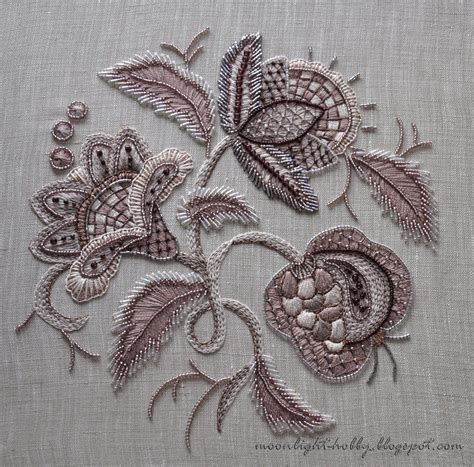10 Enchanting Crewel Embroidery Long Short Soft Shading In 2 Colors