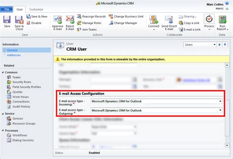 Configuring Email Profile For Microsoft Dynamics 365 And Crm