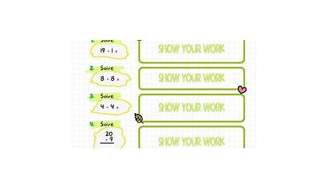Add and Subtract Within 20 {Printable Worksheet} by ArgoPrep | TpT