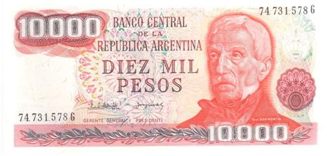 10000 Pesos Argentine Numista