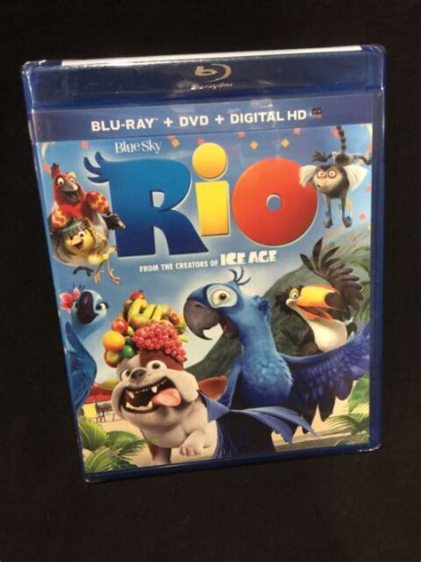 Rio Blu Raydvd 2011 3 Disc Set Includes Digital Copy For Sale