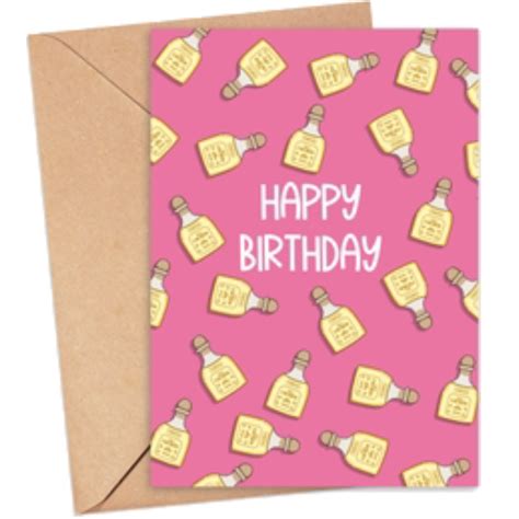 Tequila Birthday Card Lark Cake Shop