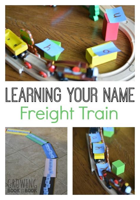 Learning Your Name Is Super Fun With This Freight Train Inspired