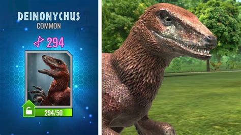 Deinonychus Showcase Jurassic World Alive Youtube