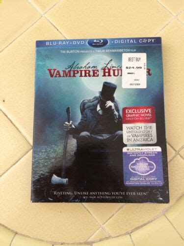 Abraham Lincoln Vampire Hunter Blu Ray Disc 2012 2 Disc Tim Burton
