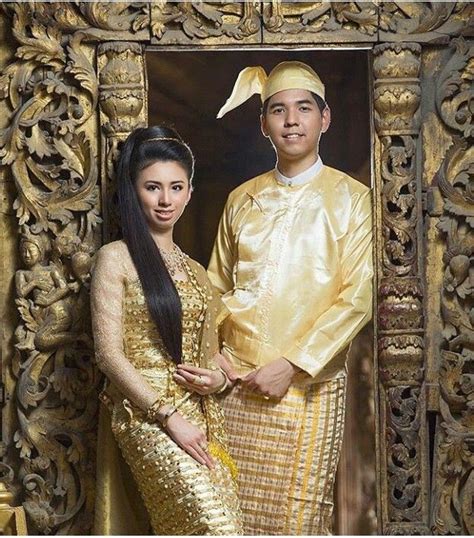 Myanmar Costumes Burmese Saree Costumes Traditional Fashion Moda