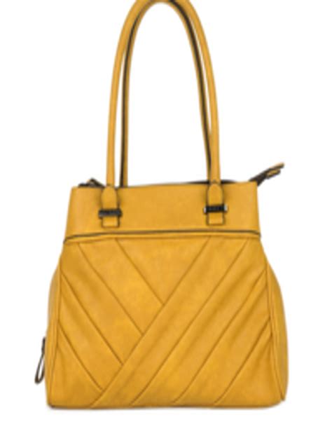 Buy Caprese Mustard Yellow Handbag Handbags For Women 117430 Myntra