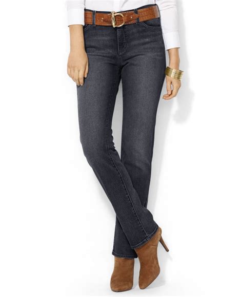 Lauren By Ralph Lauren Lauren Jeans Co Classic Straight Leg Jeans In