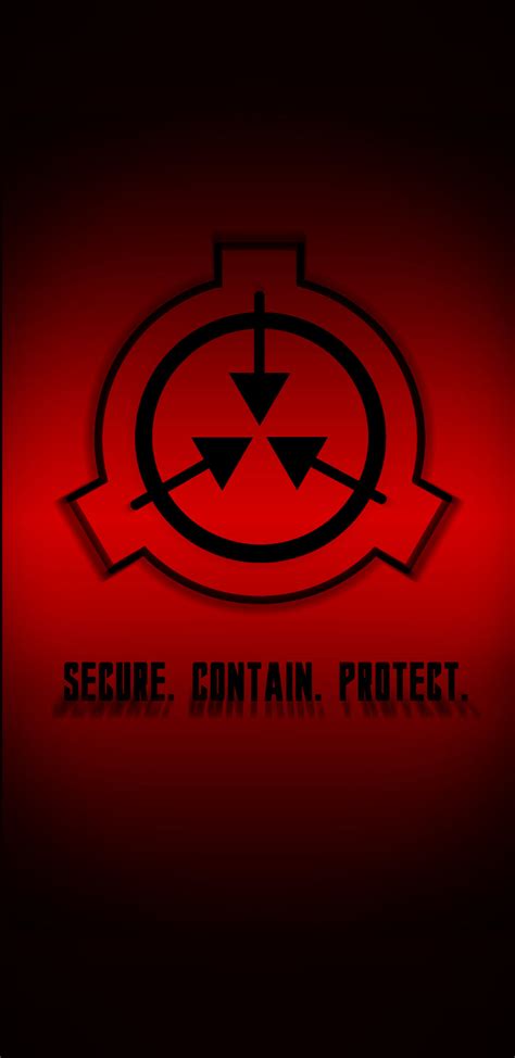 Scp Logo Wallpaper I Made When I Was Bored Figured I Would Post It