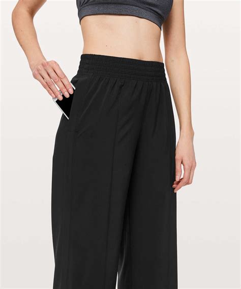 Lululemon Wanderer Wide Leg Pant Black Lulu Fanatics