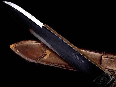 Massive 1840s 1850s English Bowie Knife By Wade And Butcher