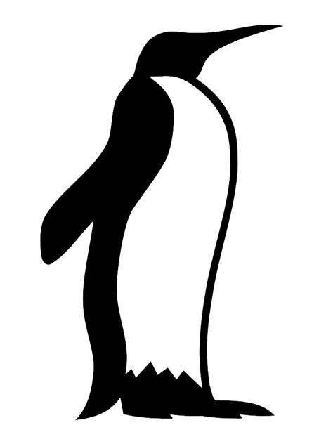 Penguin Stencil Printable