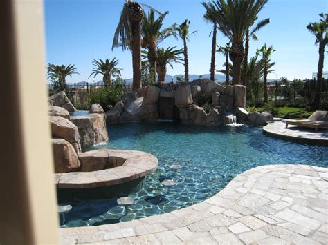 Beautiful Las Vegas Poolscapes Anthony And Sylvan Inground Pools Las