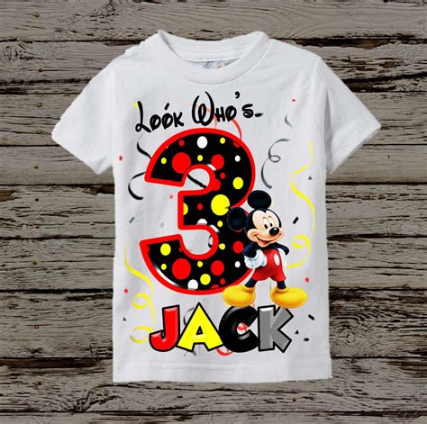 Mickey Mouse 1st Birthday Shirt Designs Svg