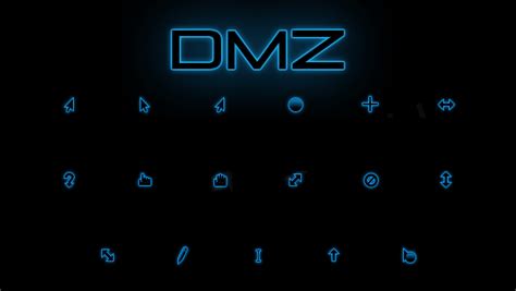 Dmz Neon Cursor Pack 4 Colors