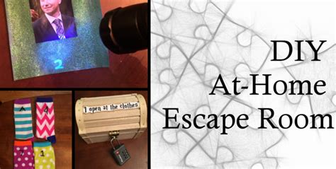 Build your own escape room! DIY At-Home Escape Room - Sara Miles