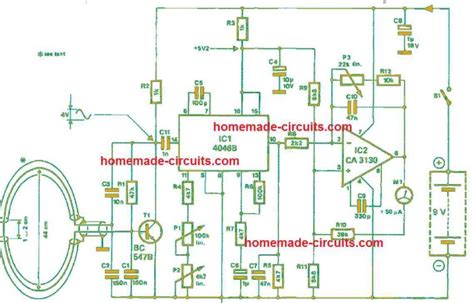 Metal Detector Circuit Using Beat Frequency Oscillator Bfo