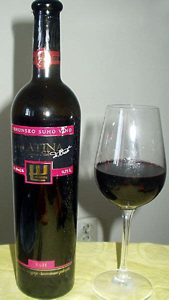 Blatina De Broto 2012 Citluk Winery Wines Wine Making Red Wine