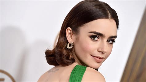 Lily Collins Makeup Free Selfie Picture Stylecaster