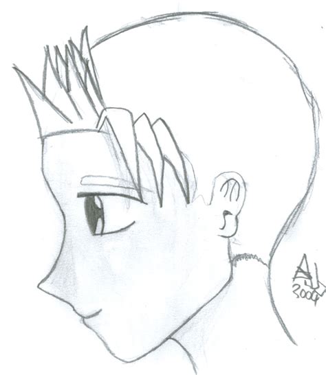 Anime Head Drawing At Getdrawings Free Download