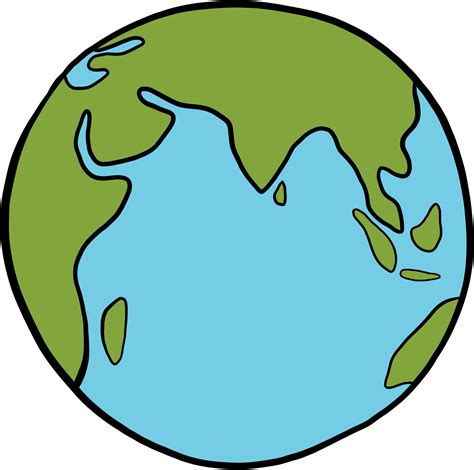 Earth Doodle Freehand Drawing 15714989 Png