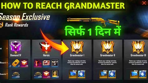 How To Go Grandmaster In Clash Squad Rank How To Reach Grandmaster In
