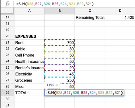 How To Make A Budget Spreadsheet In 10 Easy Steps Budget